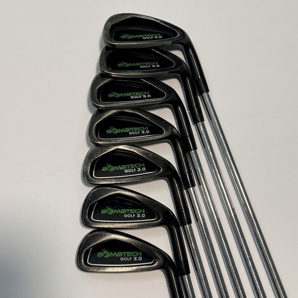 BOMBTECH Golf 3.0 Iron Set 4-PW Right-Handed Regular Flex Steel Shafts